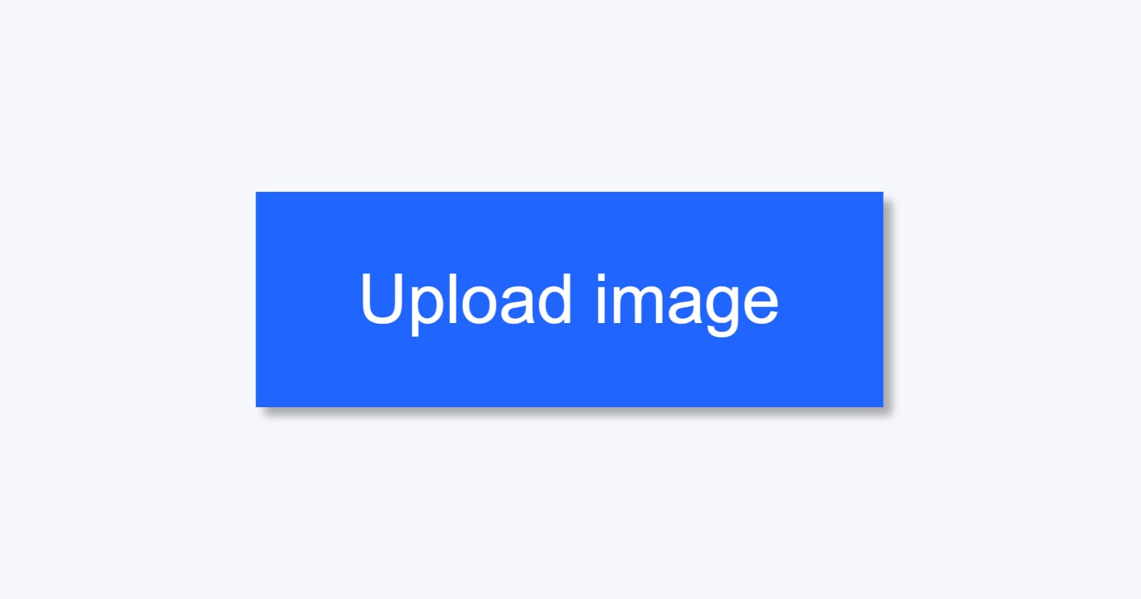Use custom CSS for image input